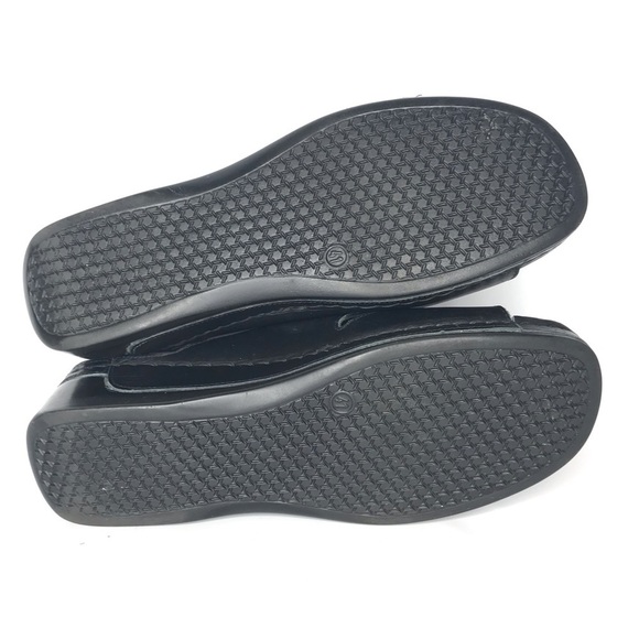 Spring Step Black Leather Slide On Sandal Womens 9.5 US ‎ 41 EU Casual Beachwear - Picture 11 of 14